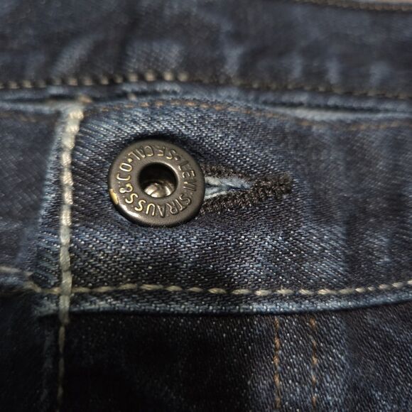 Vtg Levi's 569 Jeans Mens 34x34 Loose Straight Fit Blue Flap Pockets Baggy Y2K - Picture 2 of 9